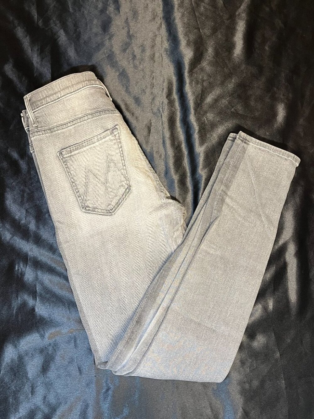 MOTHER The Swooner jean Supermoon Stripe 26 skinny leg high rise - Picture 12 of 13